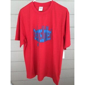 Designs Untitled Nordstrom Mens Graphic T Shirt Red Size Medium Cotton Blend
